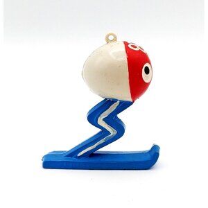 Schuss Grenoble 1968 Winter Olympics Plastic Mascot Figure Vintage RARE